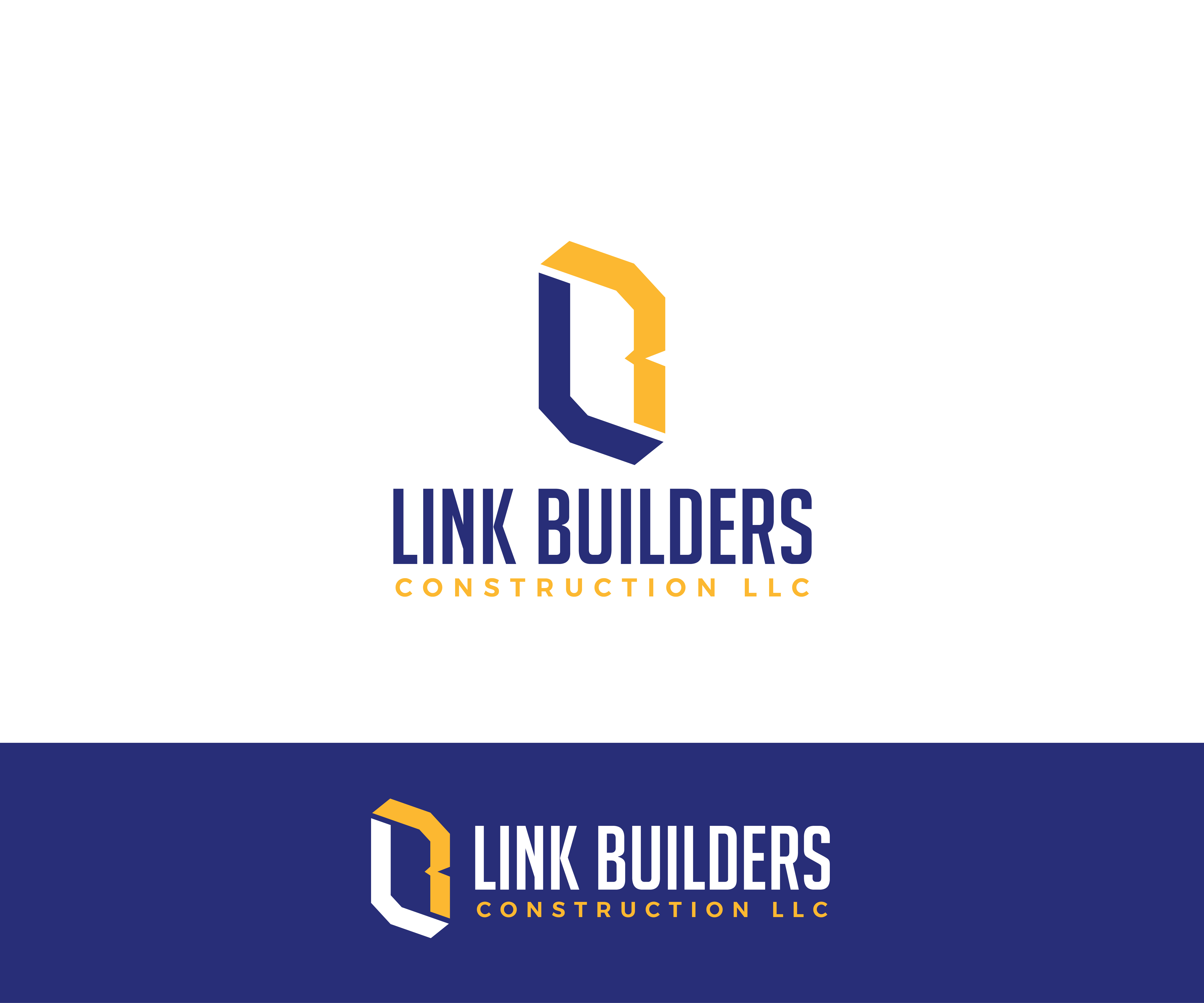 Logo Design by James J. for Link Builders Construction LLC | Design #34984747