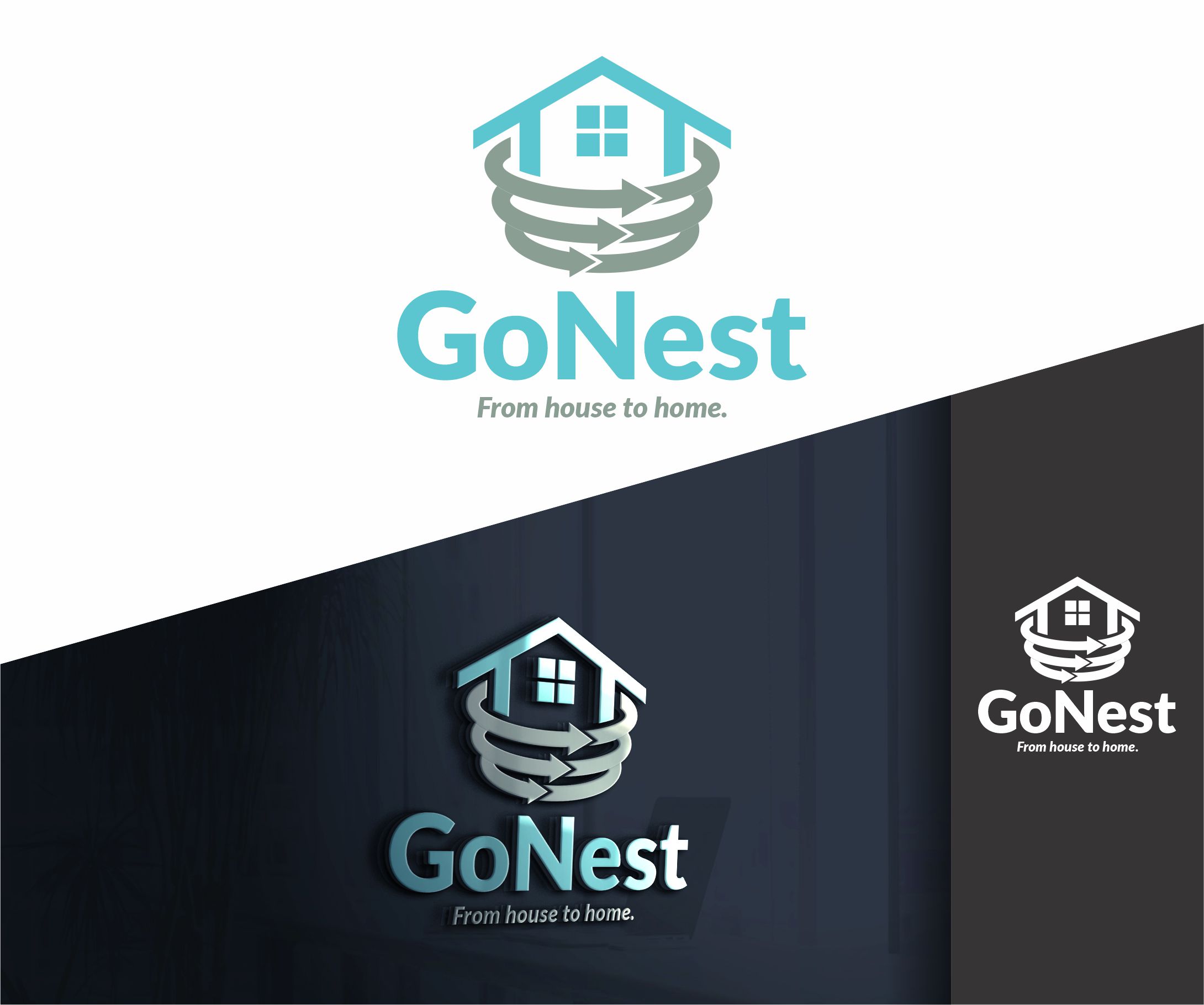 Diseño de Logo por alkaline para GoNest LLC | Diseño #34983088