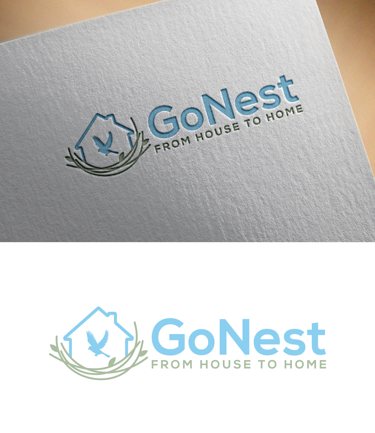 Logo Design by Ahnaf Labib for GoNest LLC | Design #34992303