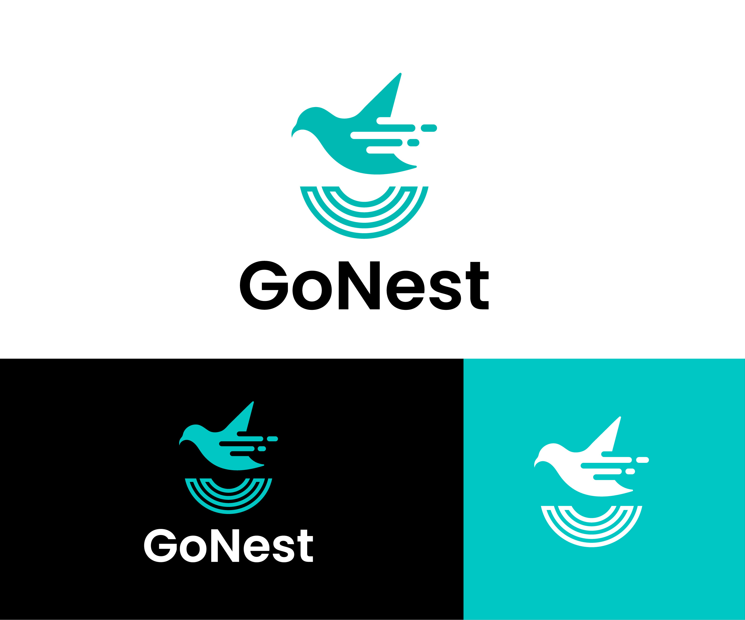 Logo Design by genzo for GoNest LLC | Design #35022107