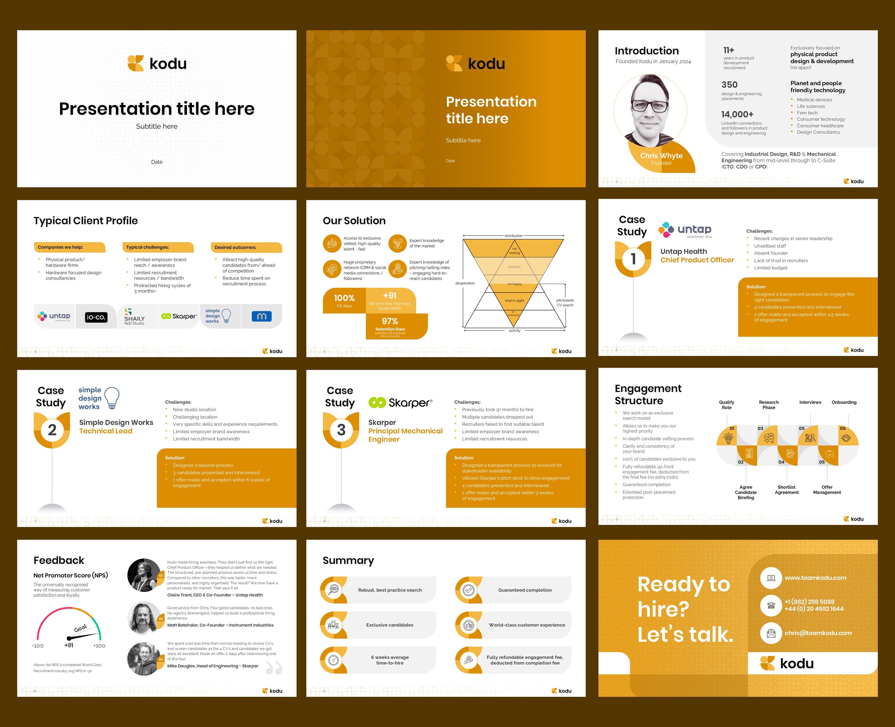 Diseño de PowerPoint por dhuruvam para Kodu Recruitment Ltd | Diseño #34988977