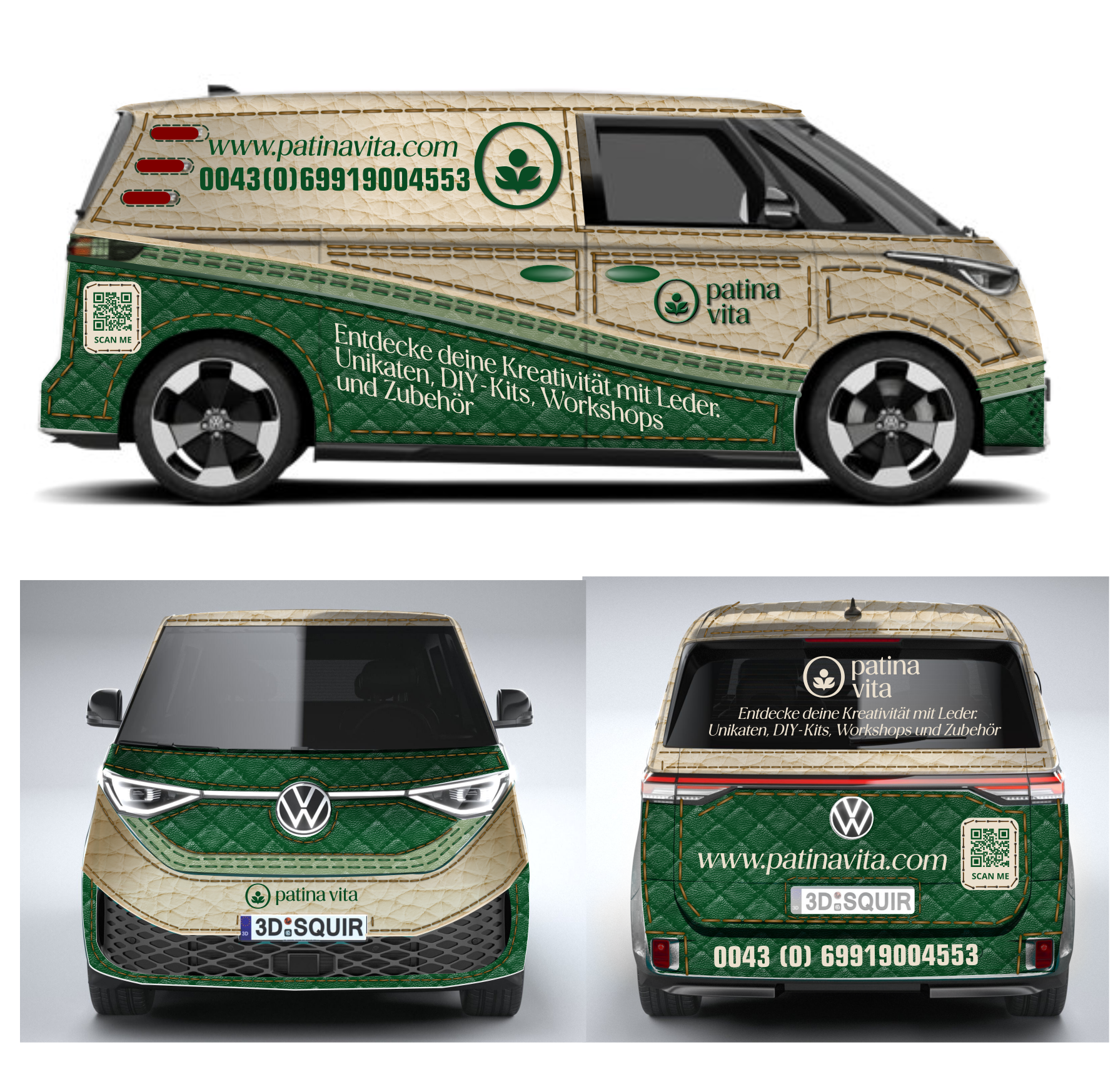 Diseño de Rotulación de Vehículo por elveneclipse para PatinaVita | Diseño #35020192