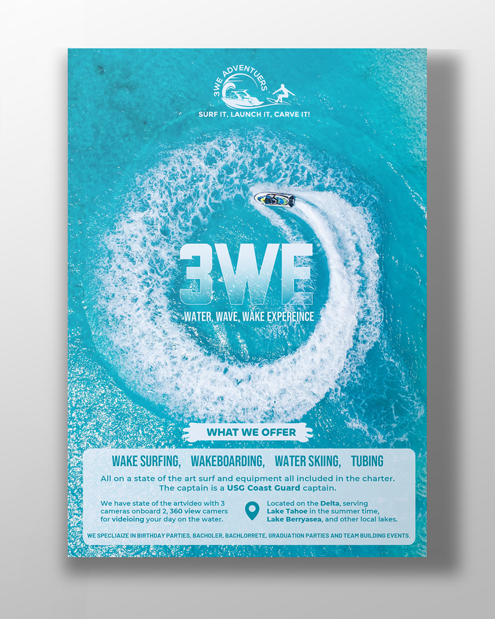 Flyer Design by onydesign1 for 3WE AdVentures, LLC | Design #35016992