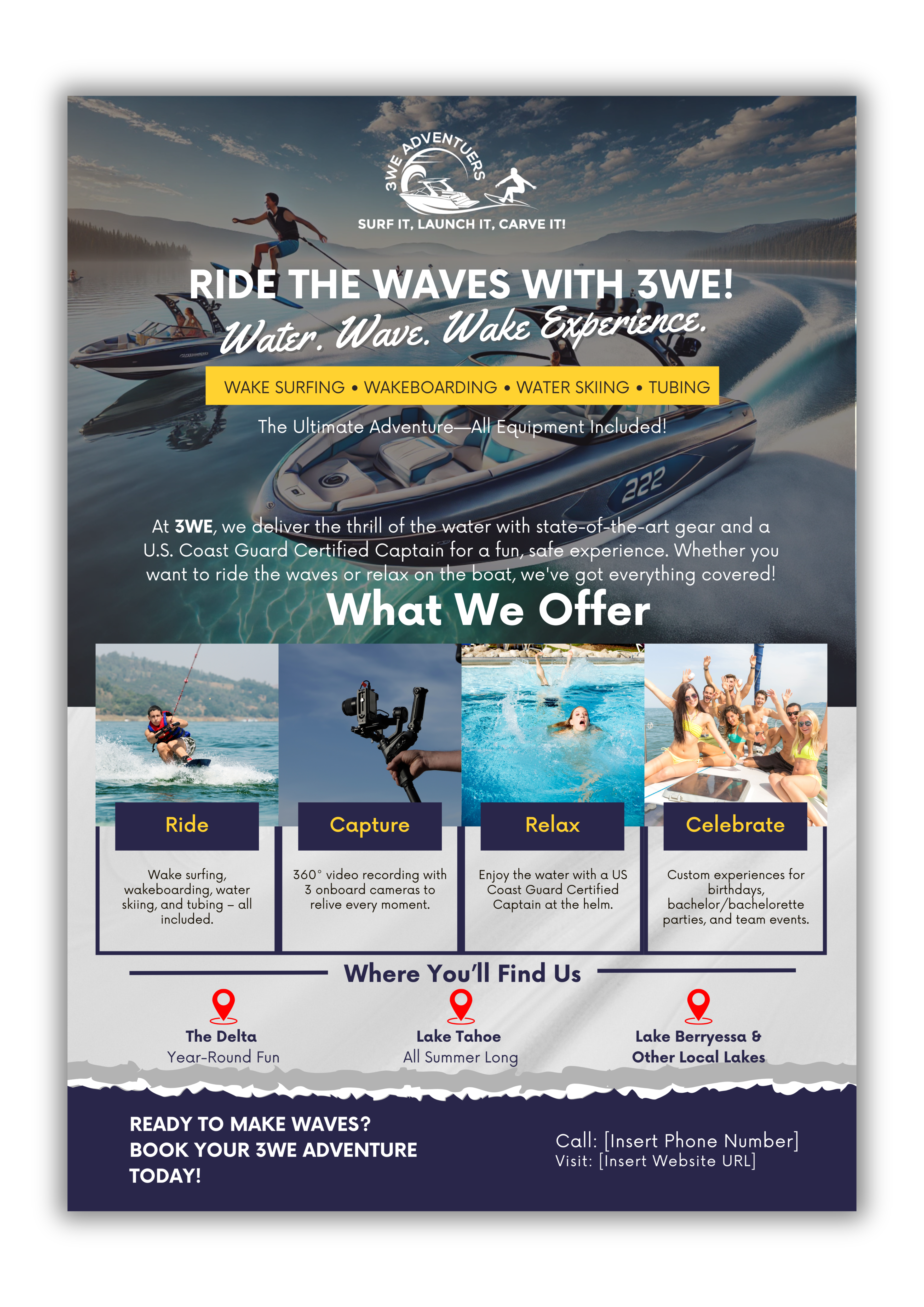 Flyer Design by Petahmadu for 3WE AdVentures, LLC | Design: #35000864