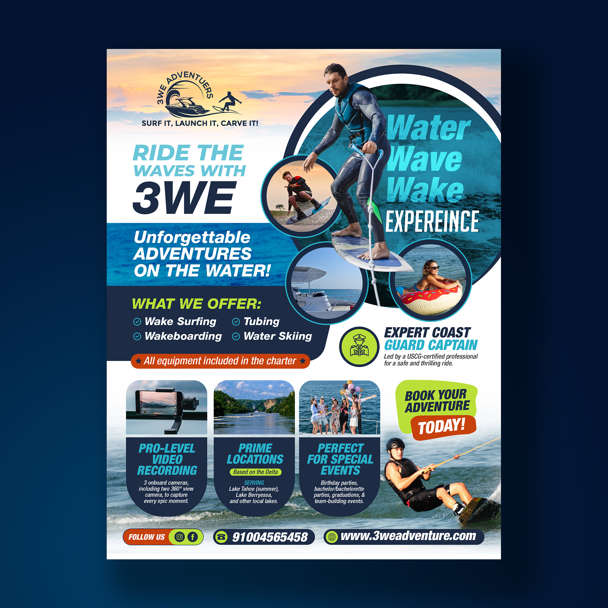 Flyer Design by debdesign for 3WE AdVentures, LLC | Design #35007055