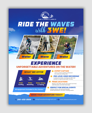 Flyer Design by debdesign for 3WE AdVentures, LLC | Design: #35007914