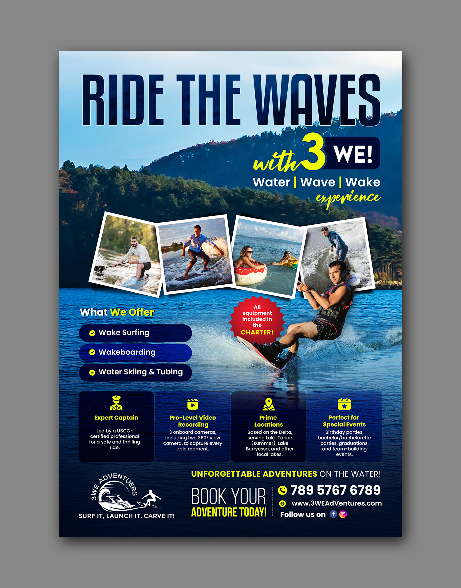 Flyer Design by debdesign for 3WE AdVentures, LLC | Design #35008072