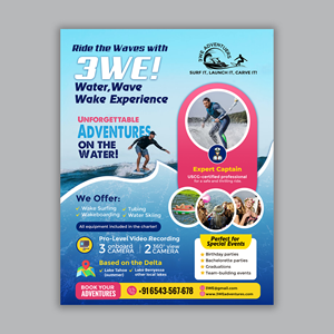 Flyer Design by debdesign for 3WE AdVentures, LLC | Design: #35008179