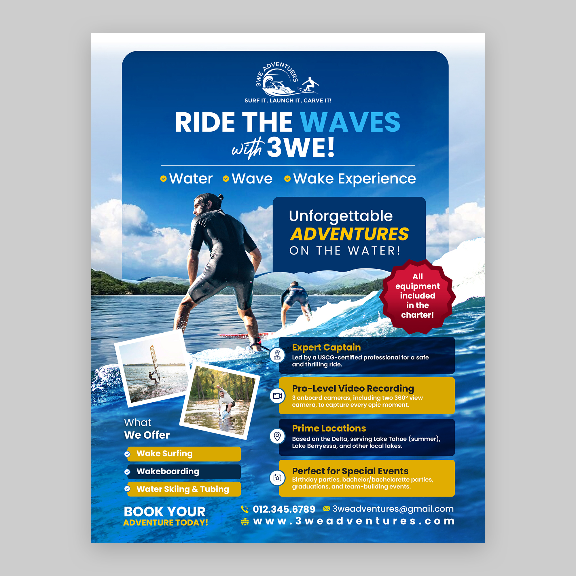 Design de Flyer par debdesign pour 3WE AdVentures, LLC | Design #35008265