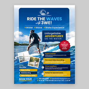 Flyer Design by debdesign for 3WE AdVentures, LLC | Design: #35008265