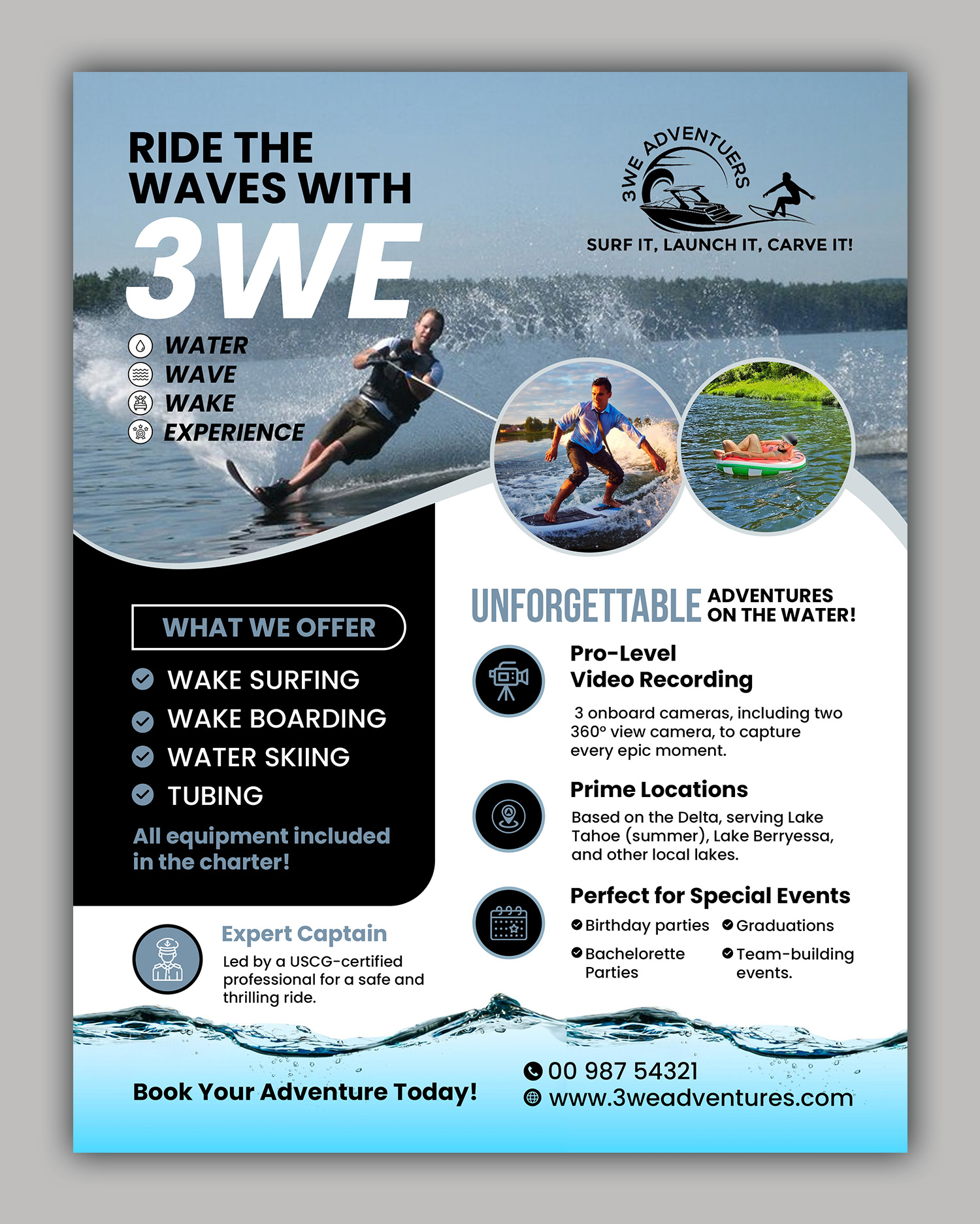 Flyer Design by debdesign for 3WE AdVentures, LLC | Design #35009181