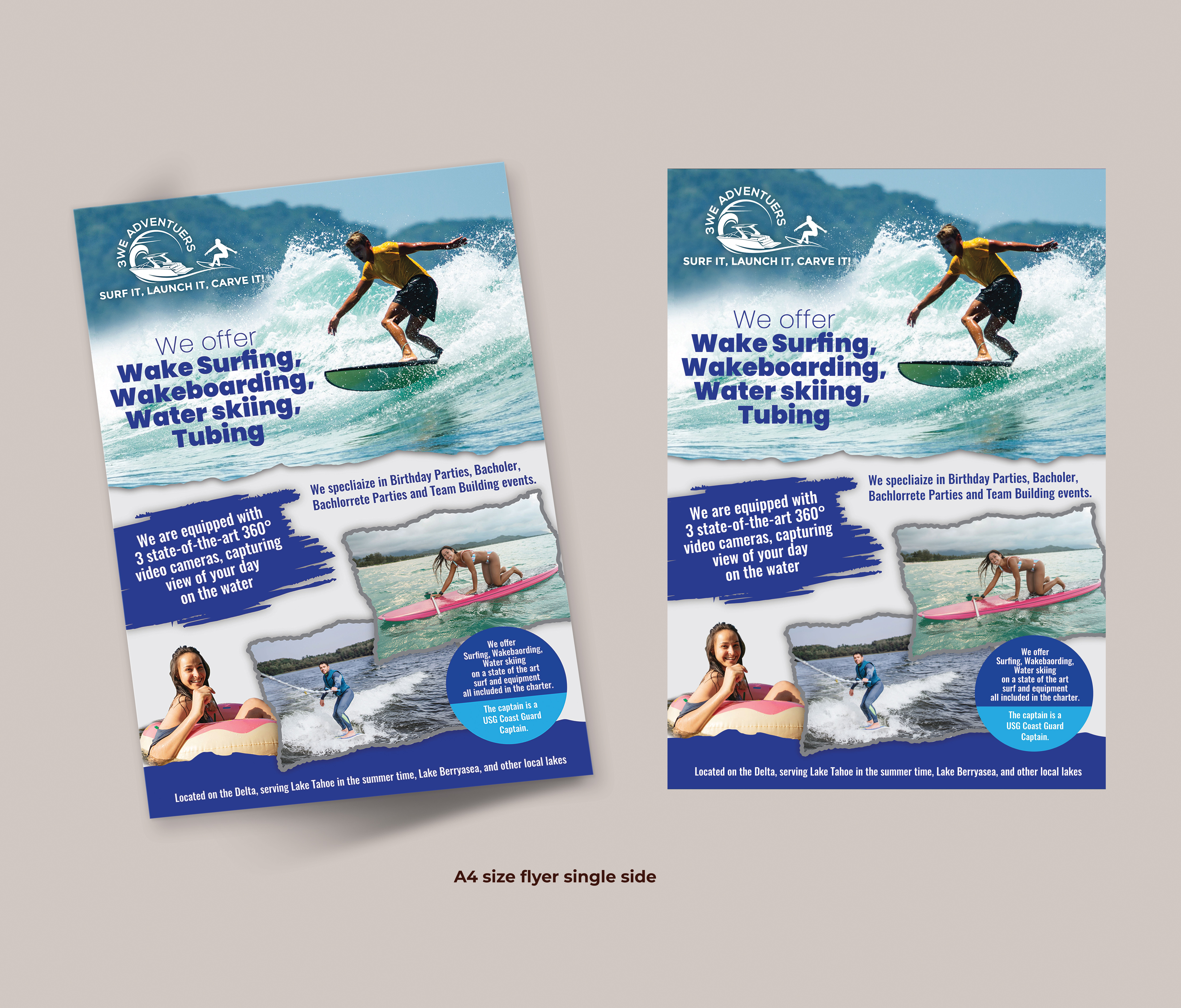 Flyer Design by Impressive Designs for 3WE AdVentures, LLC | Design #35001137