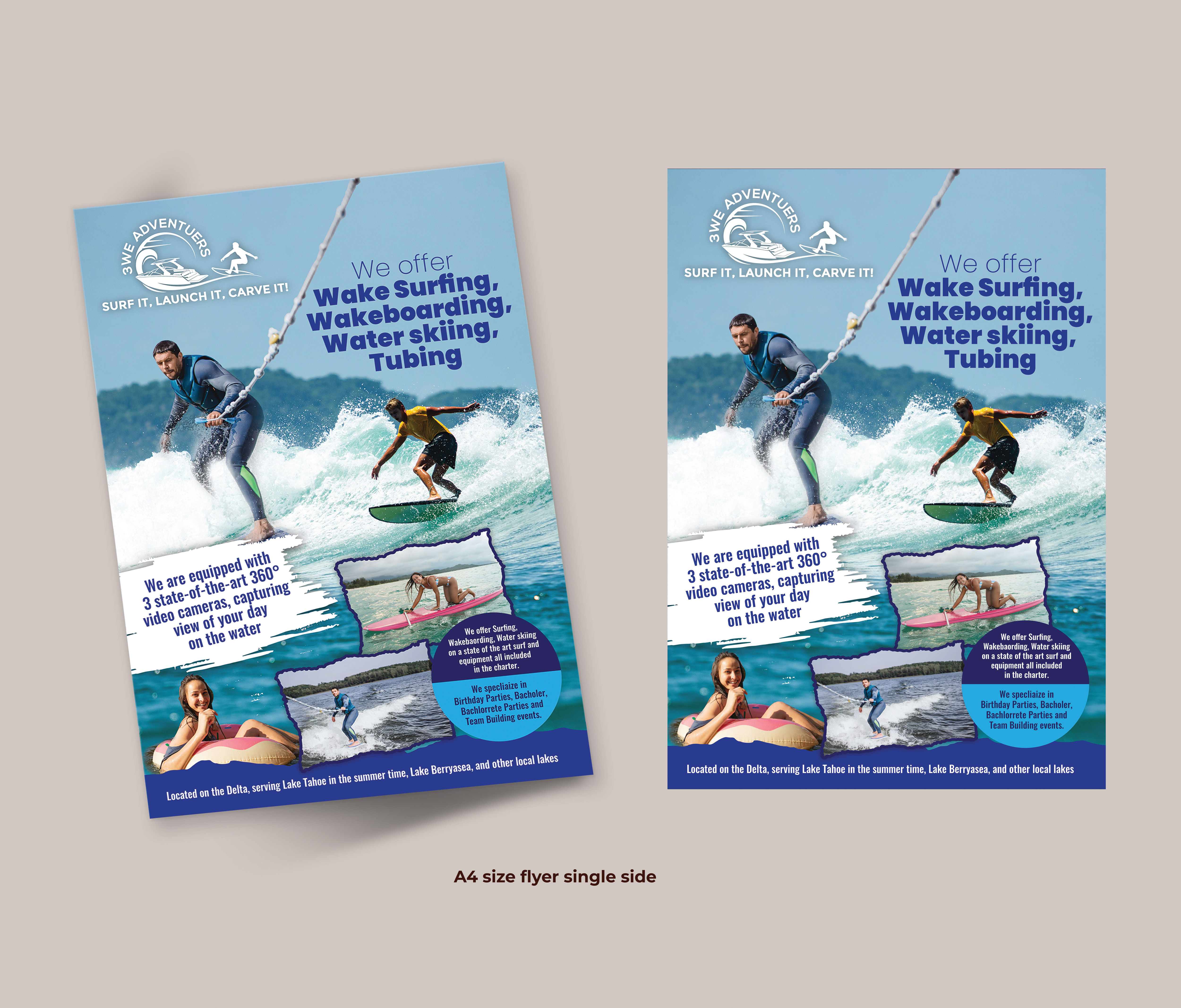 Flyer Design by Impressive Designs for 3WE AdVentures, LLC | Design #35001138