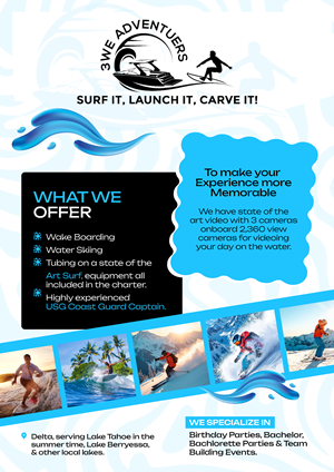 Flyer Design by Graphic Guy for 3WE AdVentures, LLC | Design: #35010898