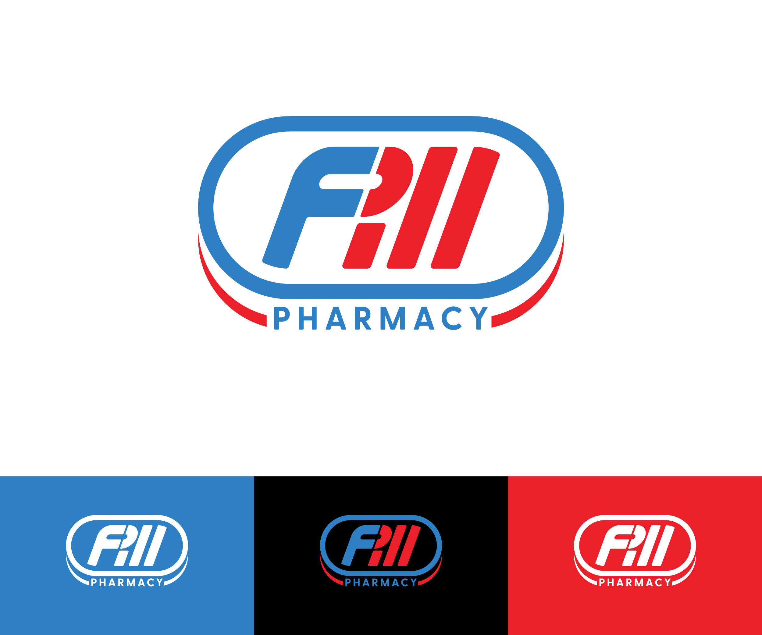 Logo Design by Oumazu for Fill Pill Pharmacy | Design #34995573