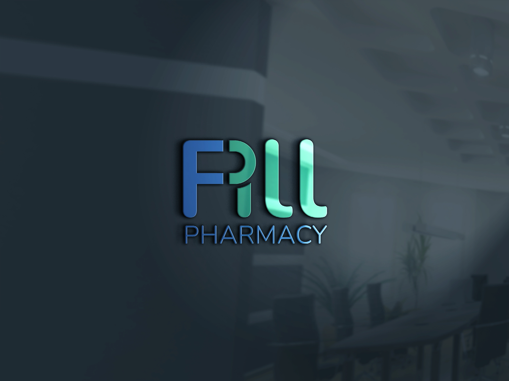Logo Design by LogoEon for Fill Pill Pharmacy | Design #34996197