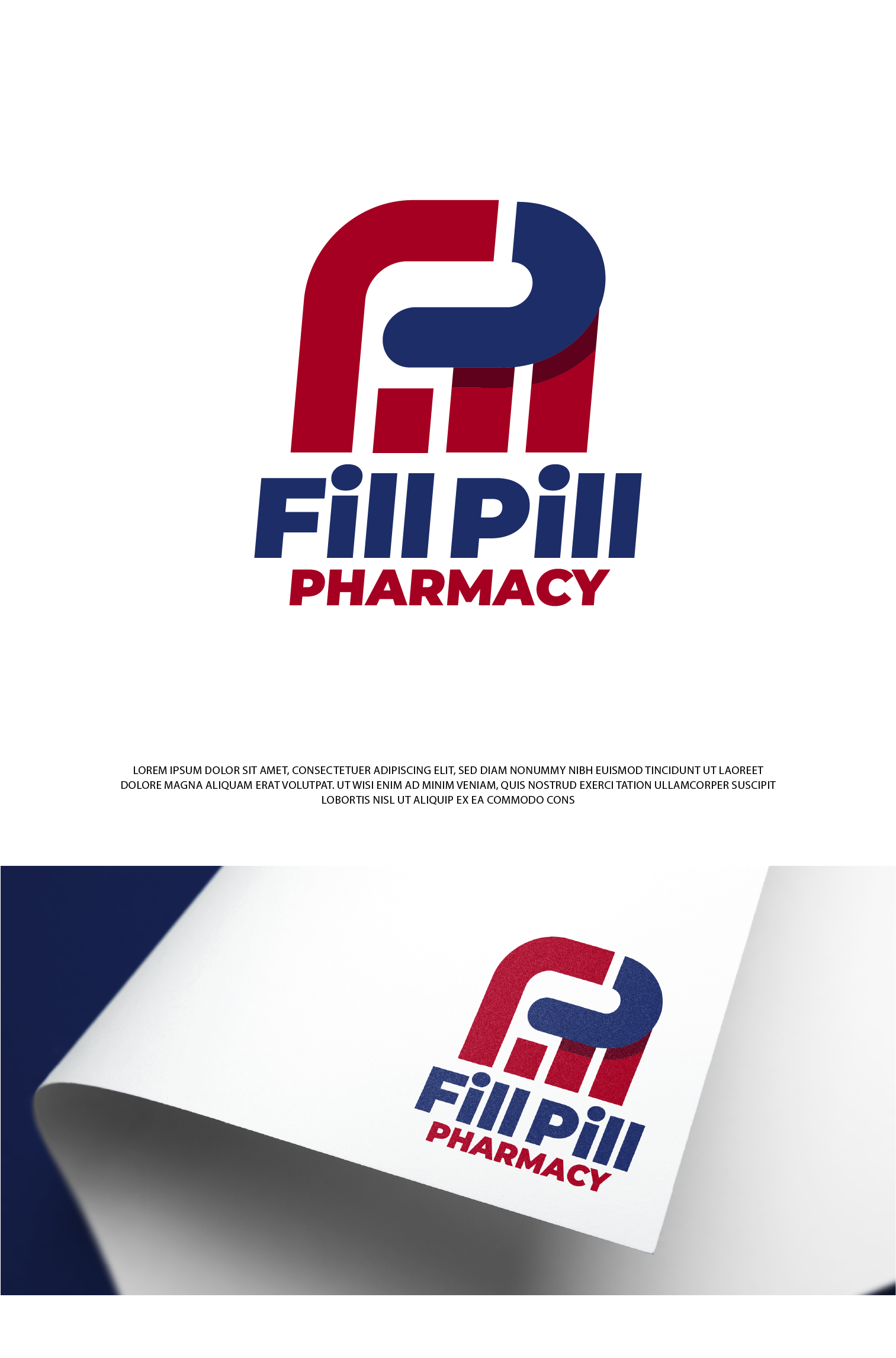 Diseño de Logo por Fezy Design Studio para Fill Pill Pharmacy | Diseño #34999016