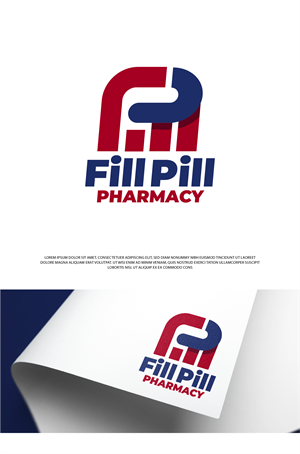 Logo Design by Fezy Design Studio for Fill Pill Pharmacy | Design: #34999016