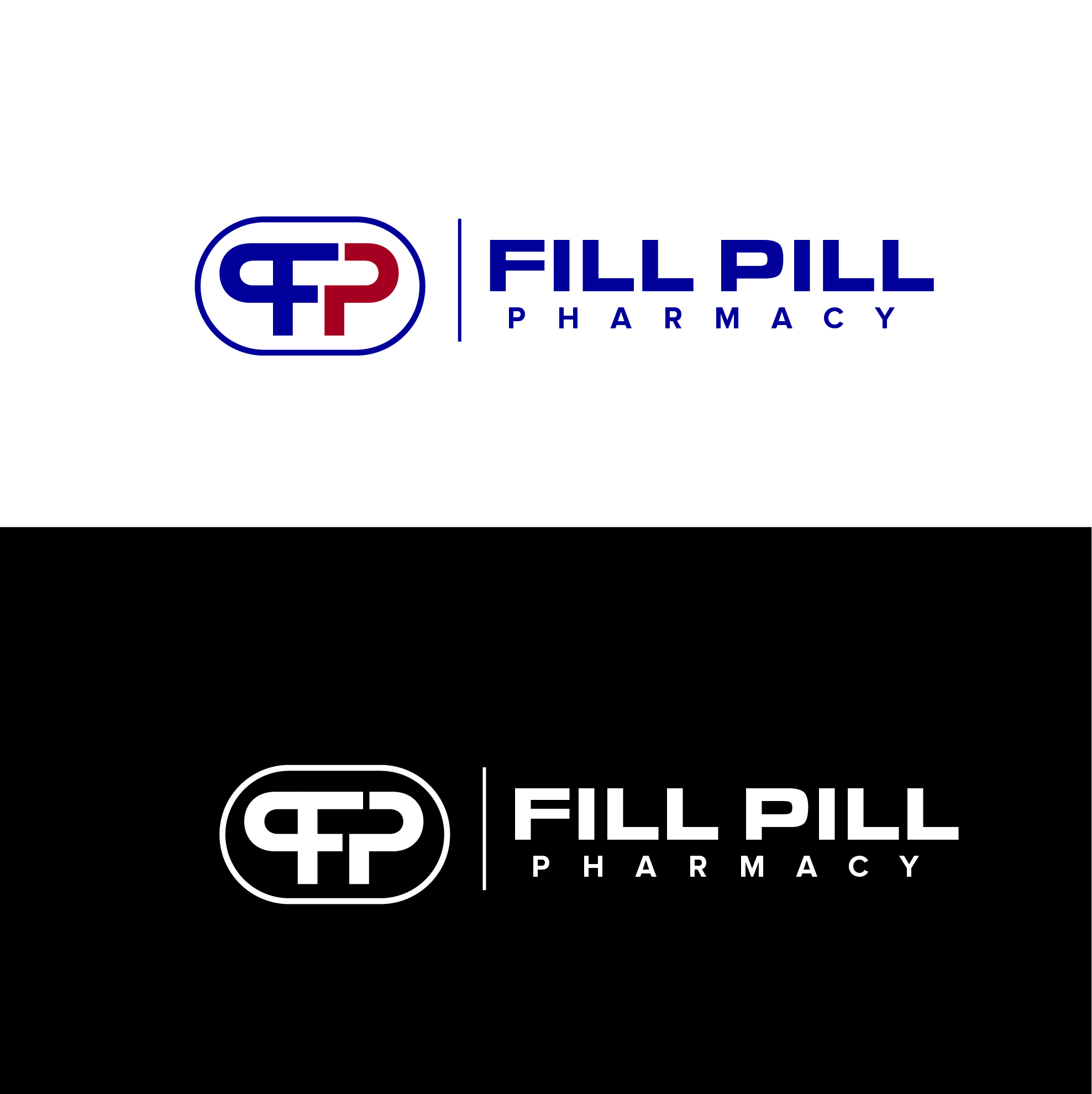 Logo Design by WATER ROCK for Fill Pill Pharmacy | Design #34995683