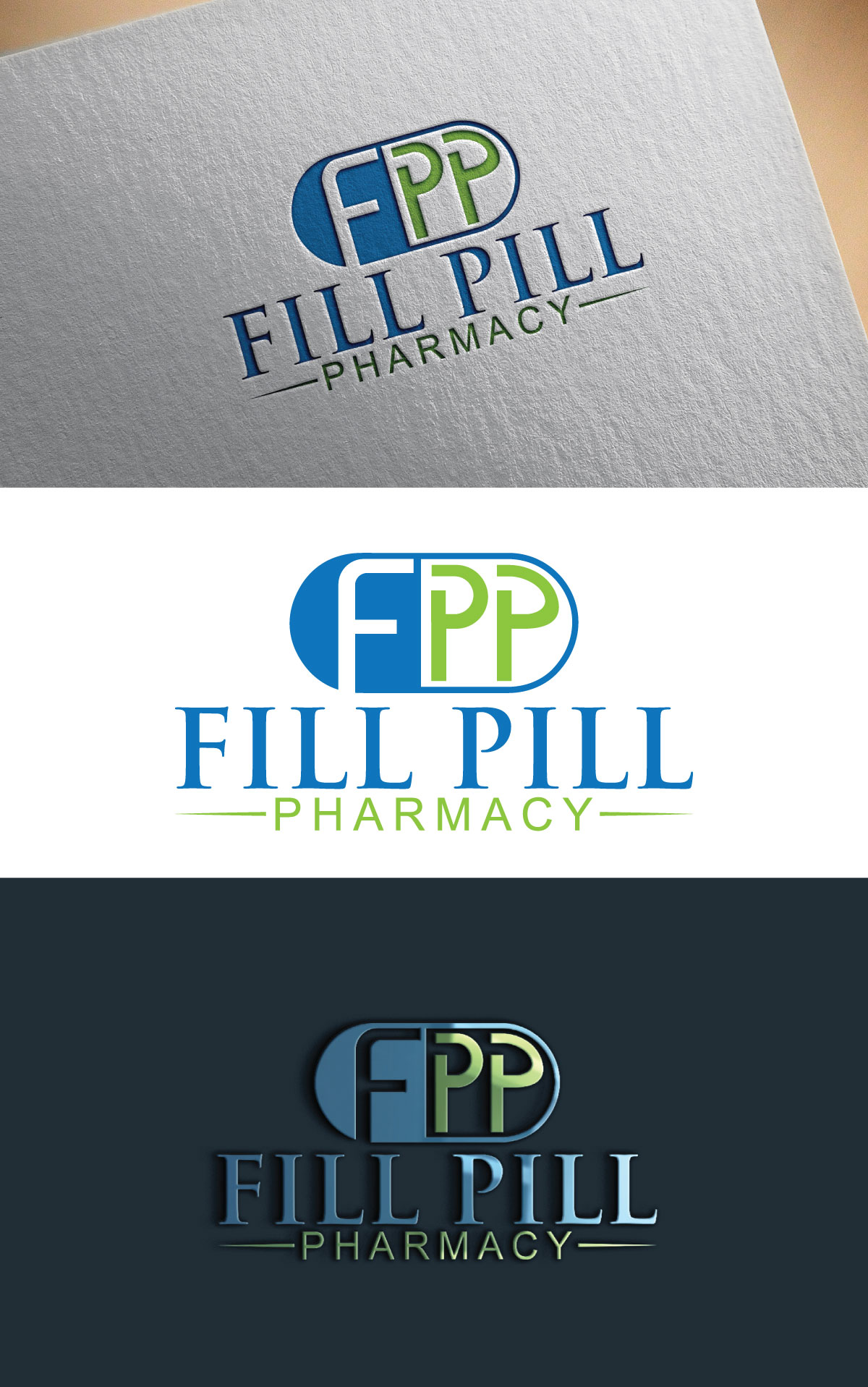 Diseño de Logo por Impressive logo para Fill Pill Pharmacy | Diseño #35000919
