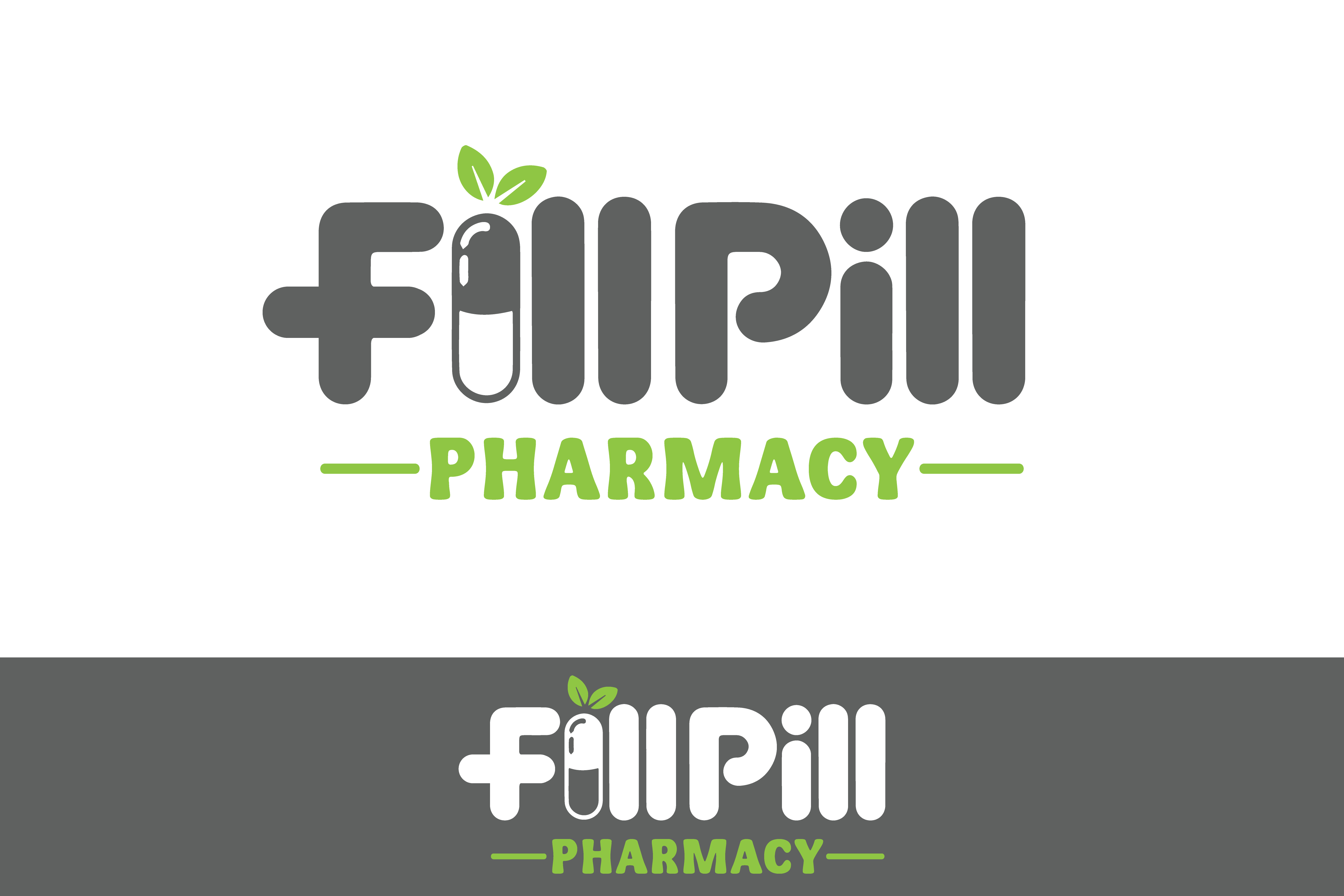 Logo Design by Flora638design for Fill Pill Pharmacy | Design #35015685