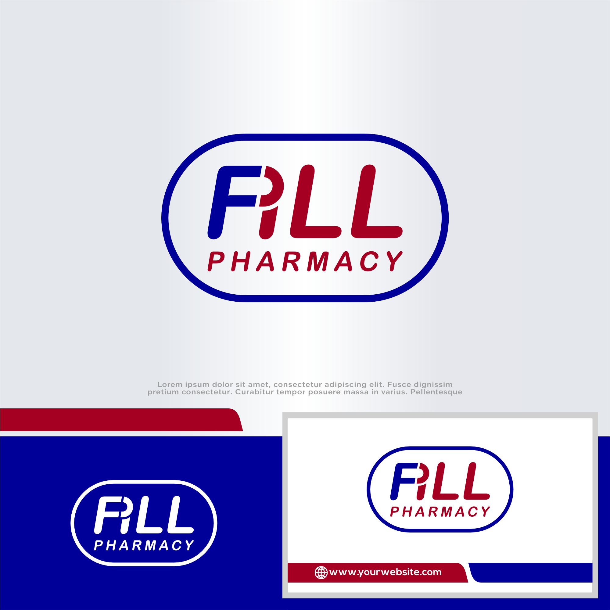 Logo Design by win it for Fill Pill Pharmacy | Design #34996840