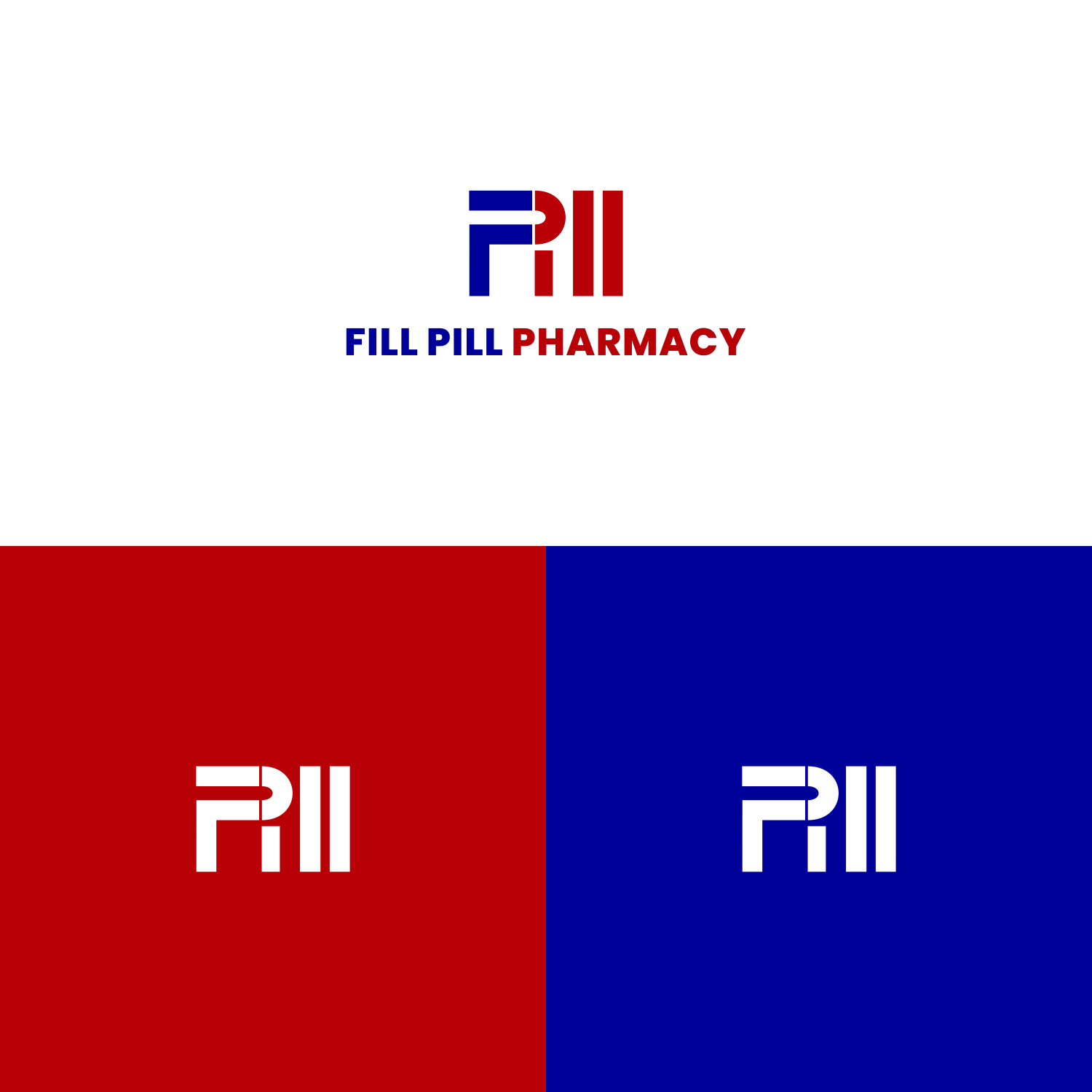 Logo Design by Turz Design for Fill Pill Pharmacy | Design #35000765