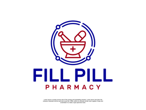 Logo Design by logomarket8 for Fill Pill Pharmacy | Design: #35015896
