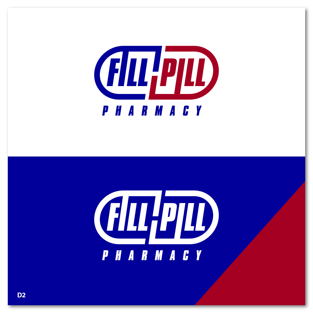 Logo Design by Sujit Banerjee for Fill Pill Pharmacy | Design #34995090