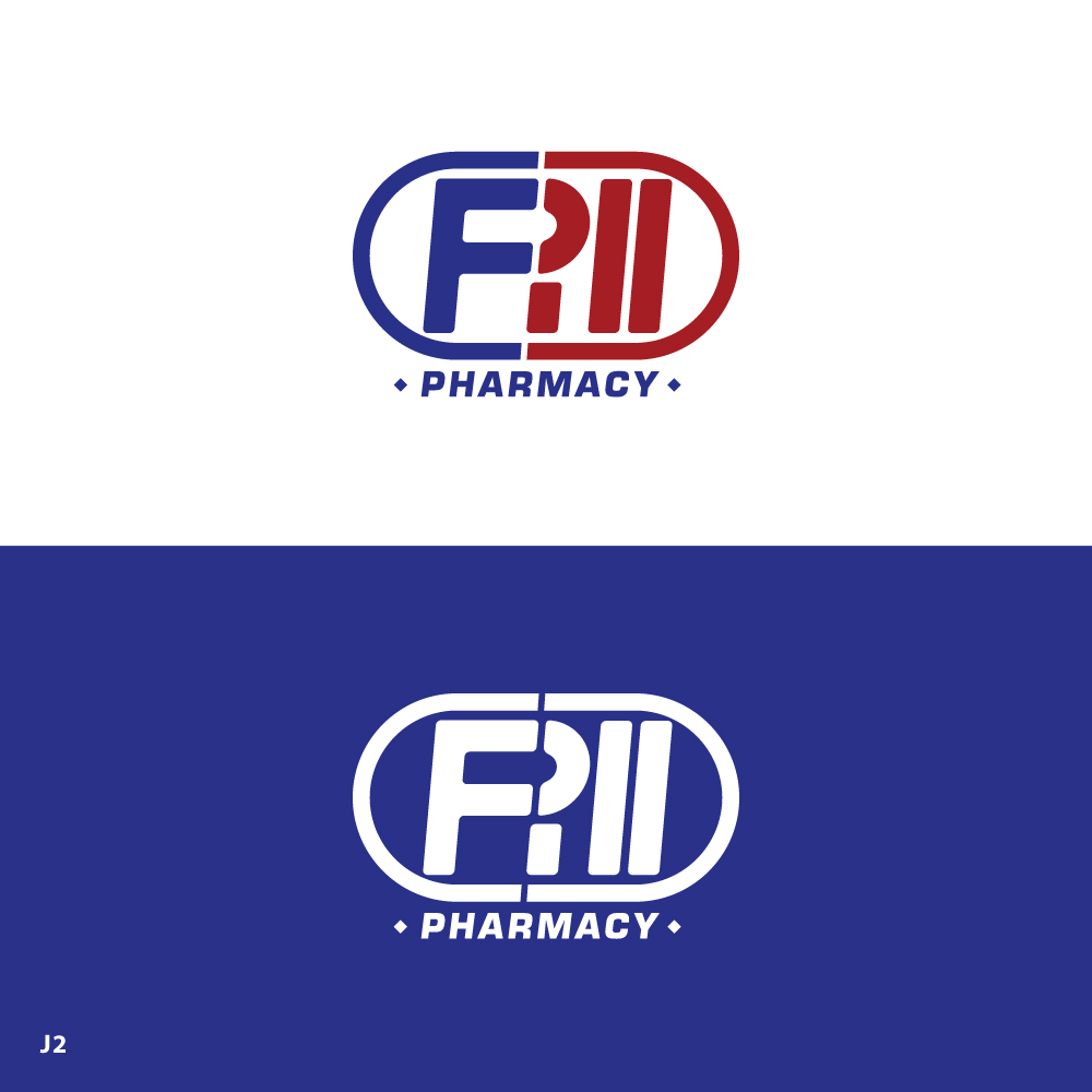 Logo Design by Sujit Banerjee for Fill Pill Pharmacy | Design #34995092