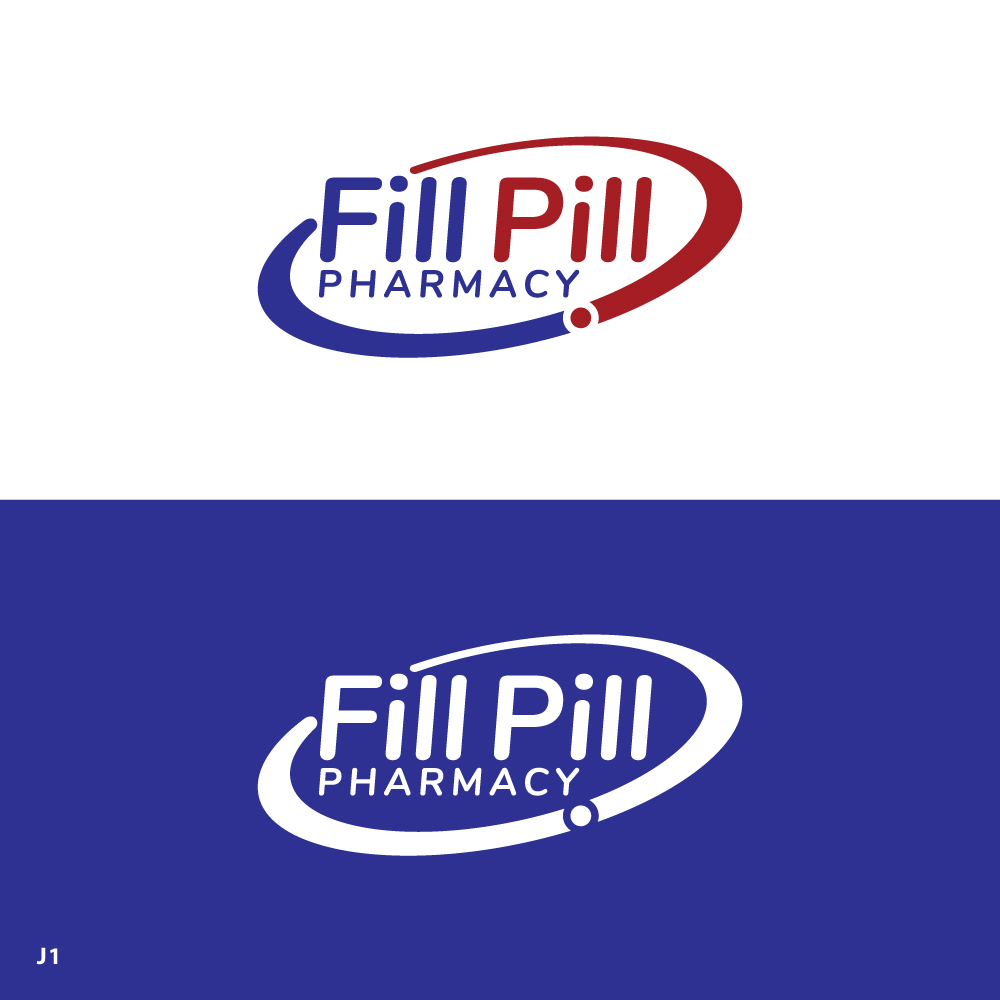 Logo Design by Sujit Banerjee for Fill Pill Pharmacy | Design #34995093