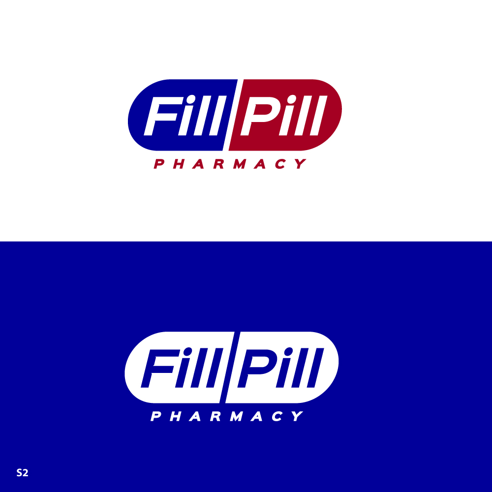Logo Design by Sujit Banerjee for Fill Pill Pharmacy | Design #34995094