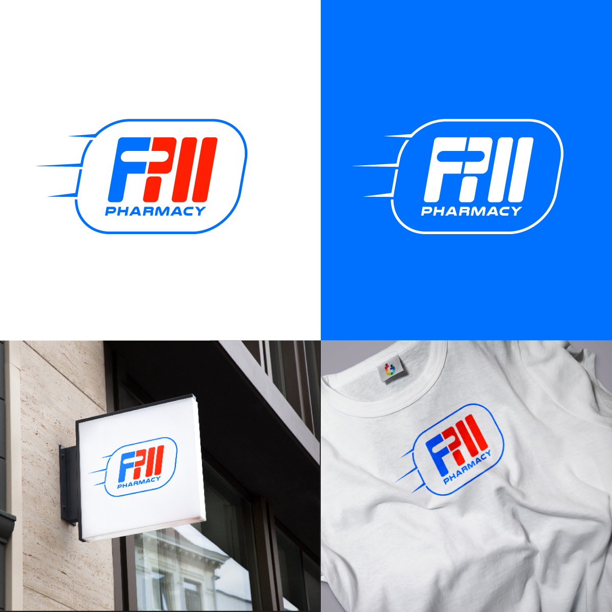 Logo Design by AbhishekkM'24 for Fill Pill Pharmacy | Design #34997671