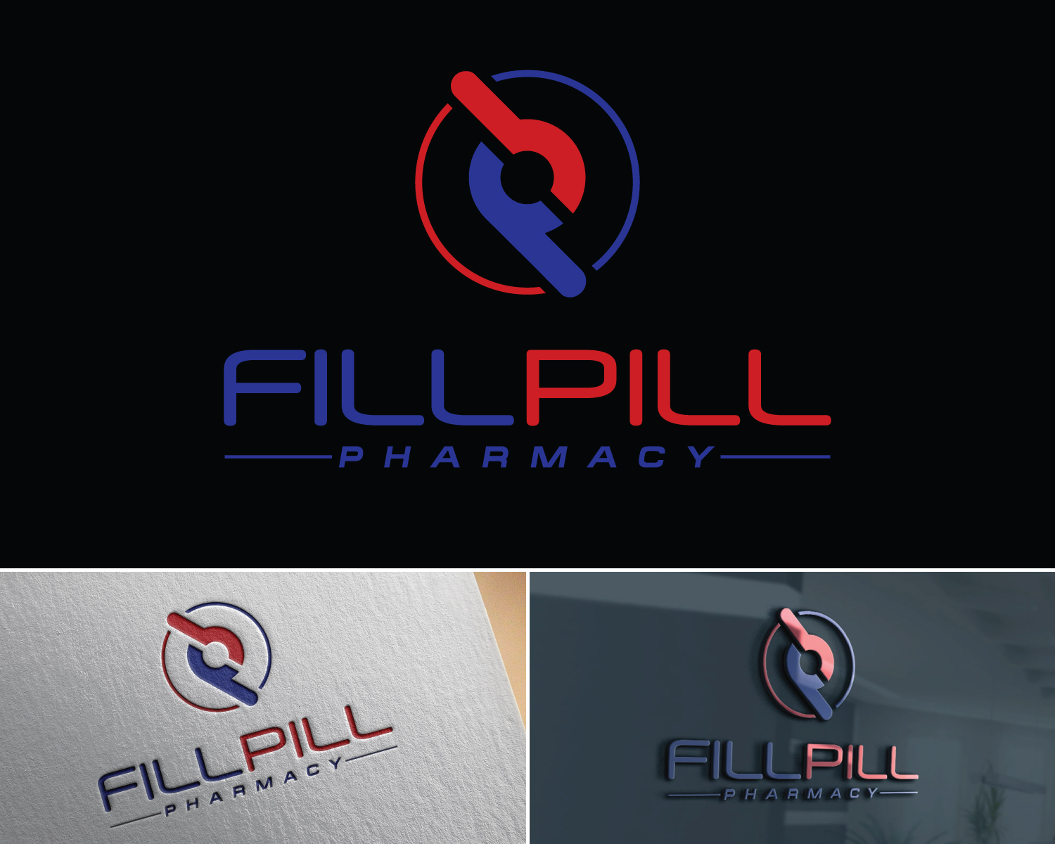 Logo Design by Atec for Fill Pill Pharmacy | Design #35005042