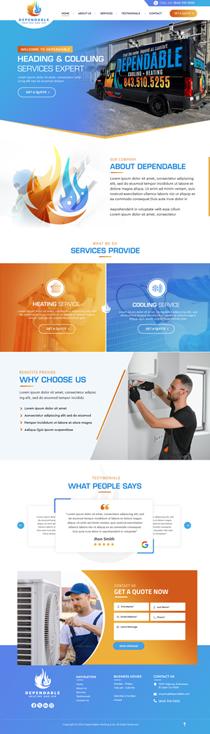Web Design by Blue Sparrow