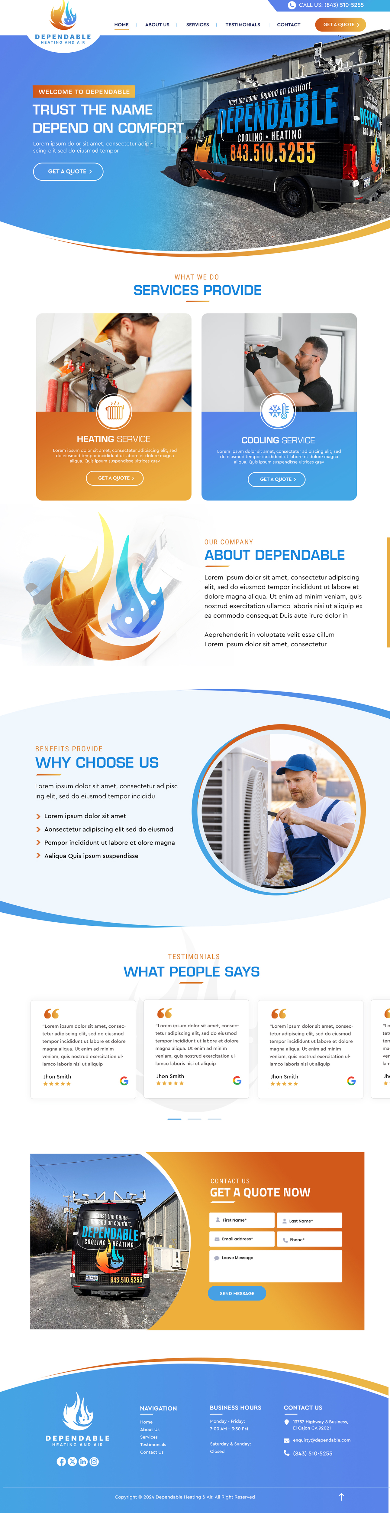 Web Design by Blue Sparrow for this project | Design #35019081