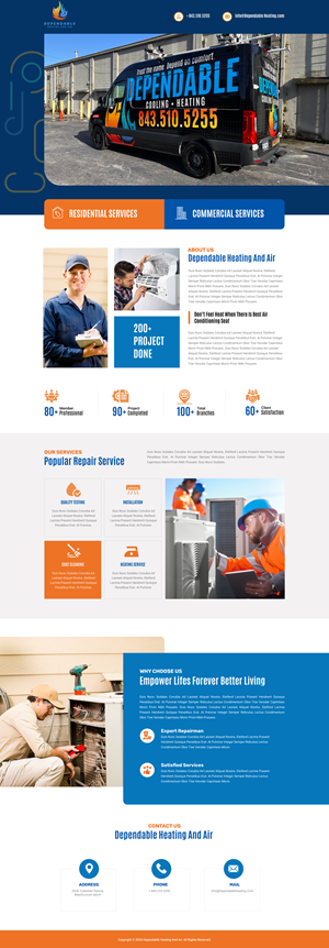 Web Design by Dream Logo Design for this project | Design #34996140