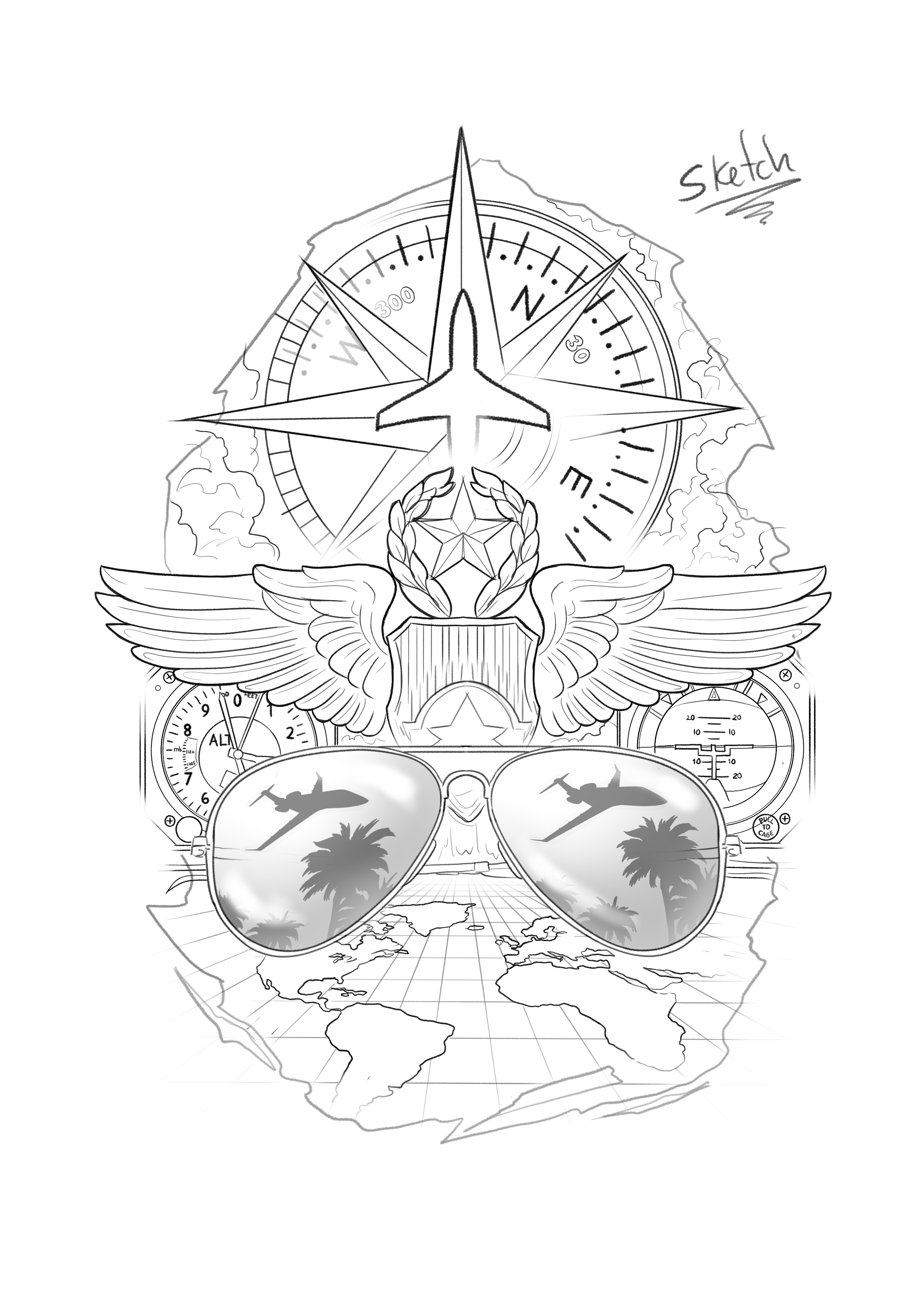 Tattoo Design by rafaelcame 2 for this project | Design #35015938