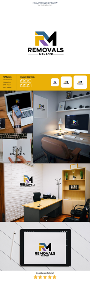 Logo Design by VectorForge for Removals Manager Ltd | Design: #34997415