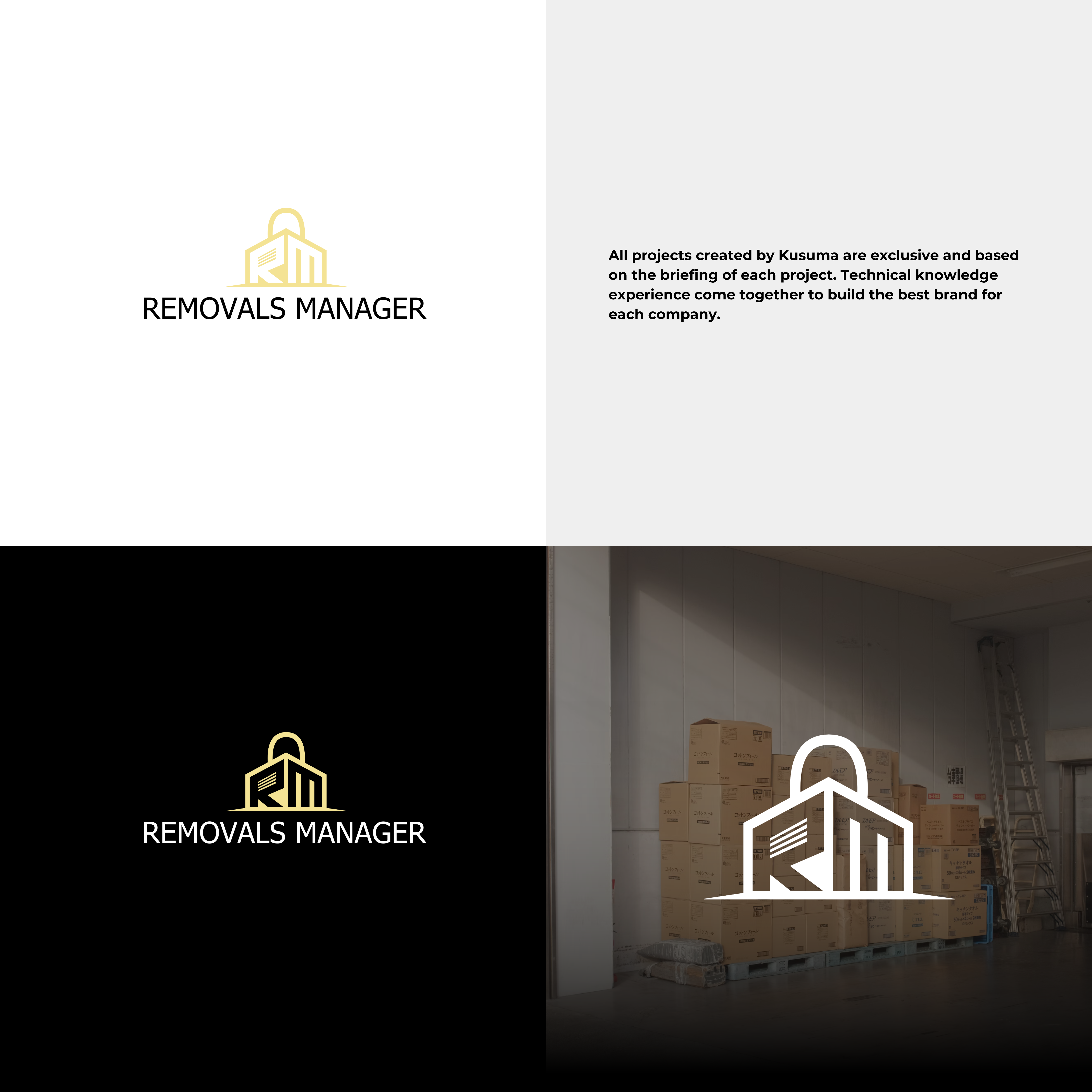 Design de Logo par Kusuma Studio pour Removals Manager Ltd | Design #34996929