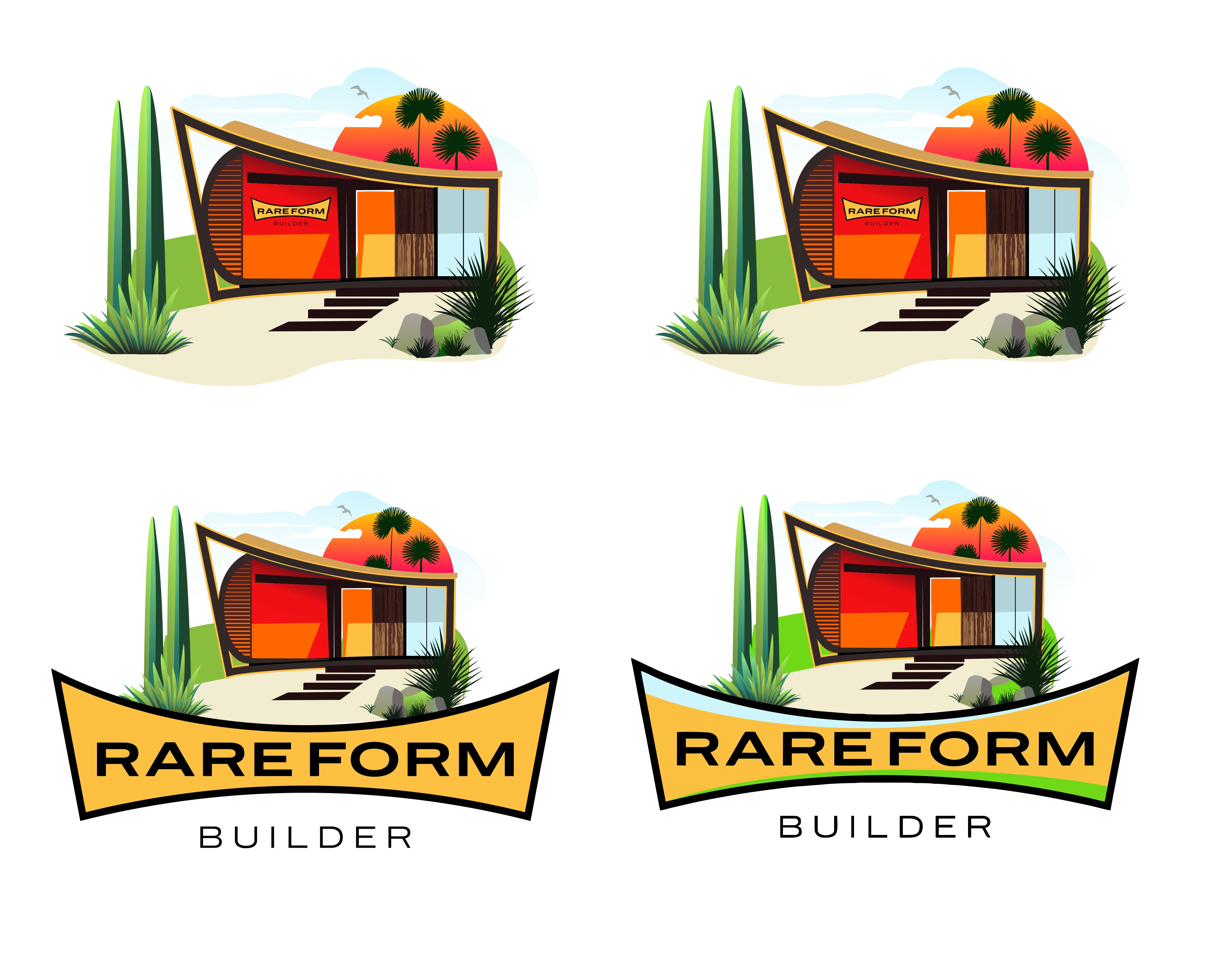 Design Graphique par A10 pour Roark Construction LLC - DBA- RARE FORM BUILDER | Design #35001217