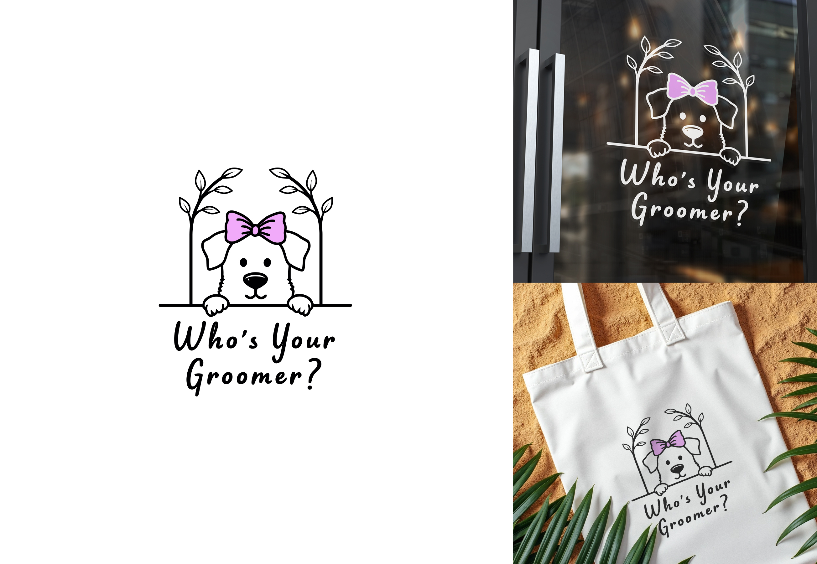 Logo Design by dai hui for Who's Your Groomer | Design #35006425