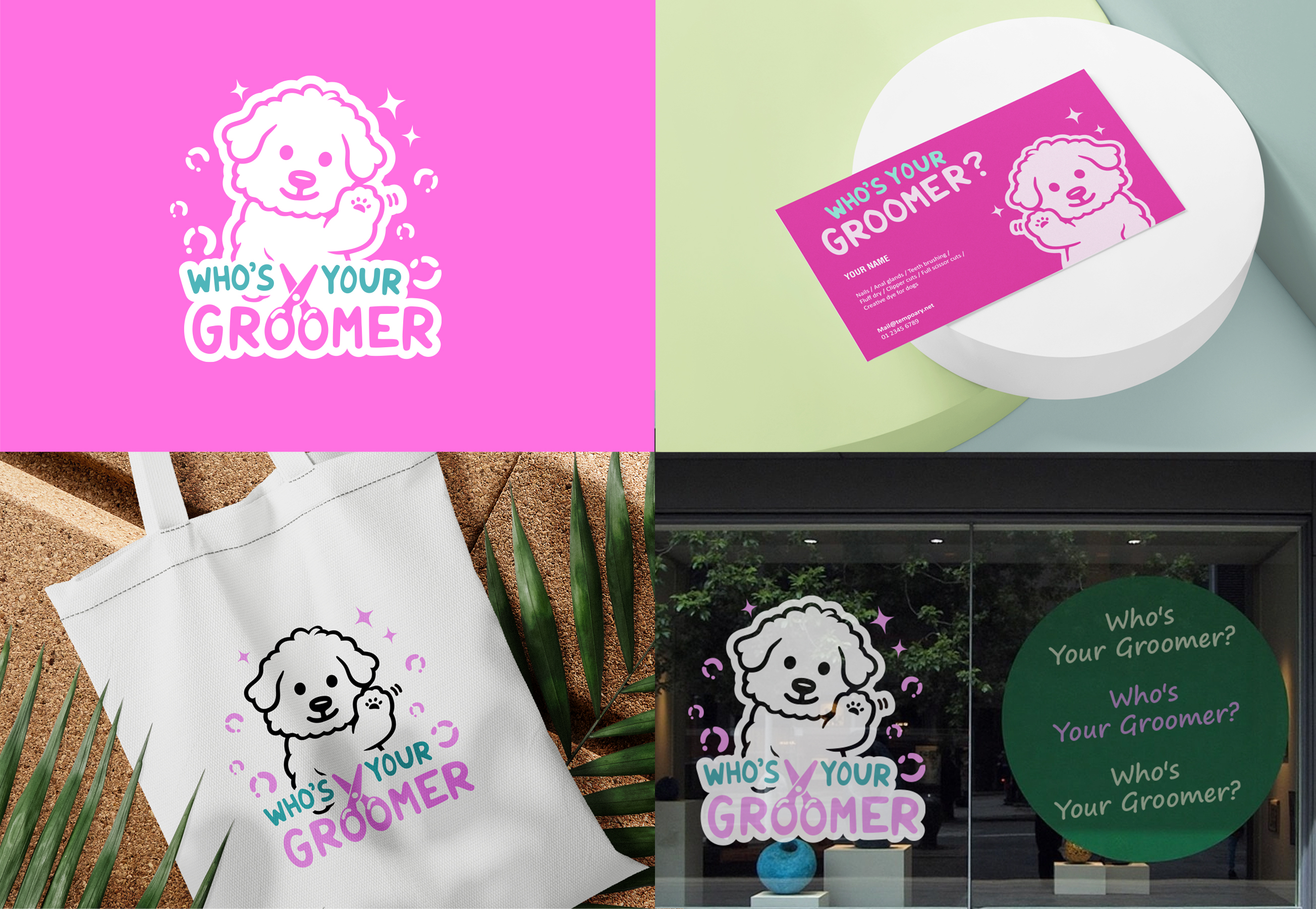 Logo Design by dai hui for Who's Your Groomer | Design #35024876