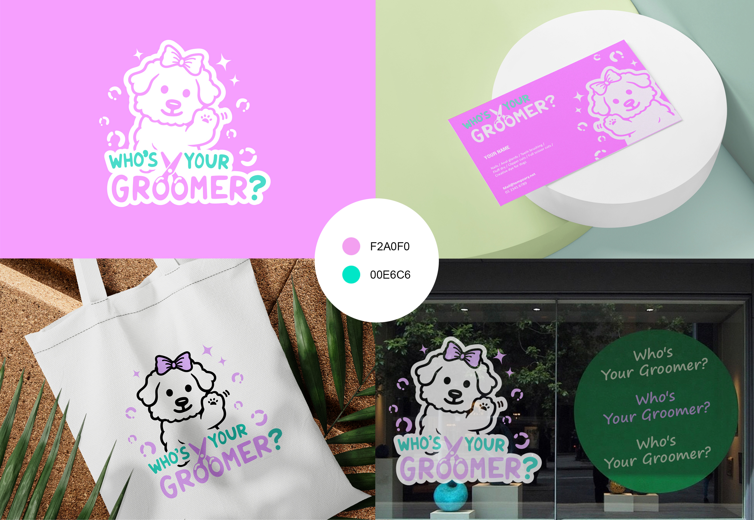 Logo-Design von dai hui für Who's Your Groomer | Design #35062411