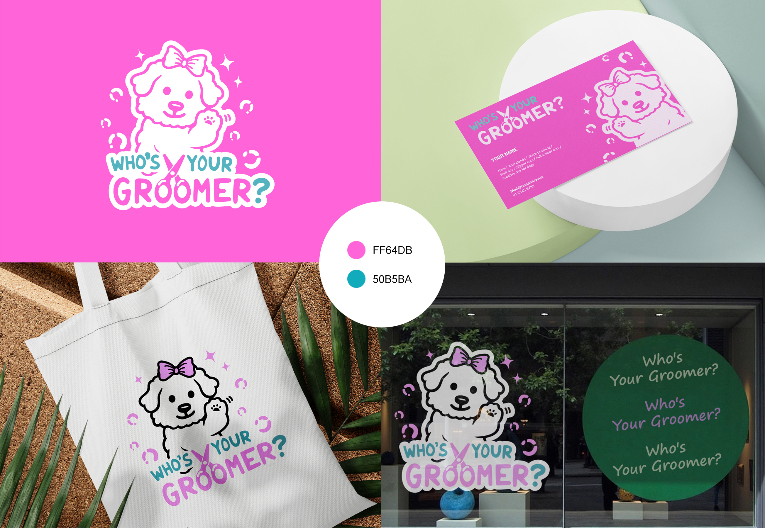 Logo Design by dai hui for Who's Your Groomer | Design #35066439