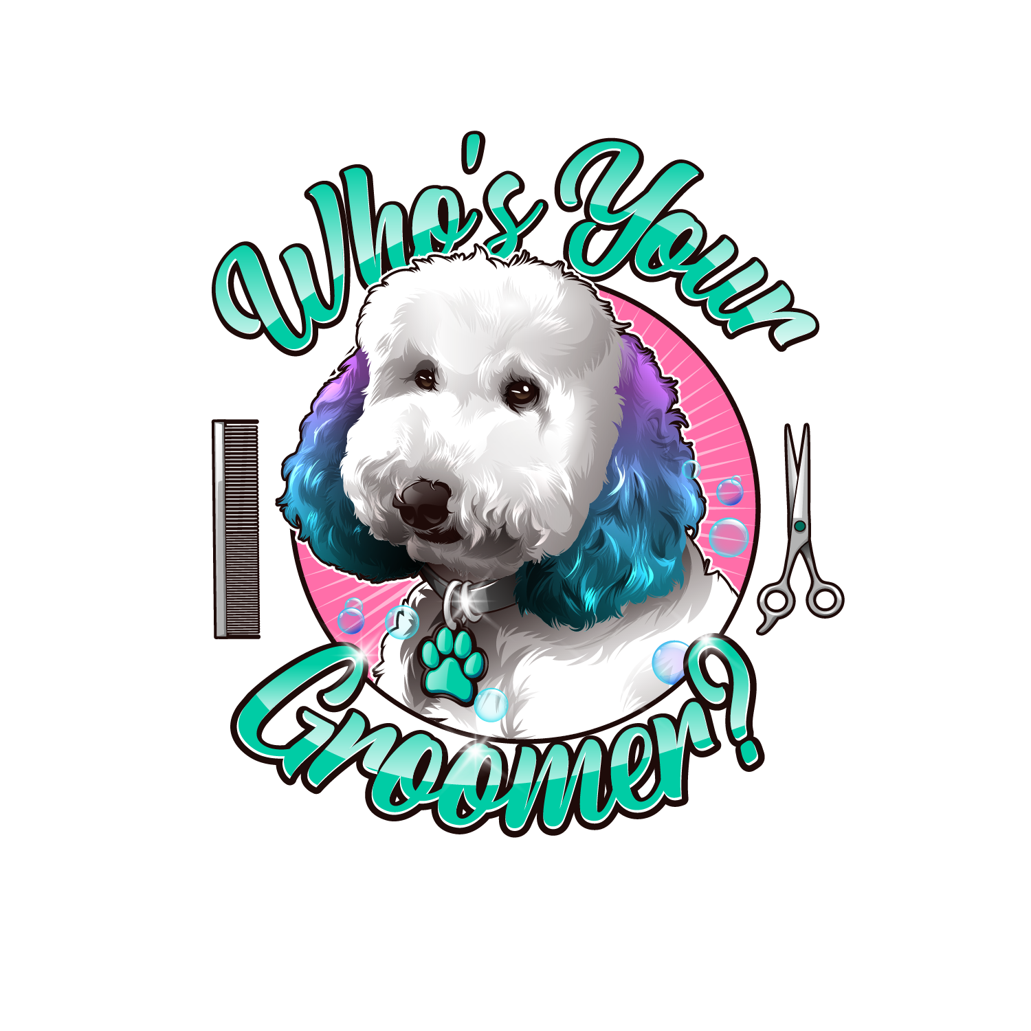 Logo Design by Sobisss for Who's Your Groomer | Design #35020720