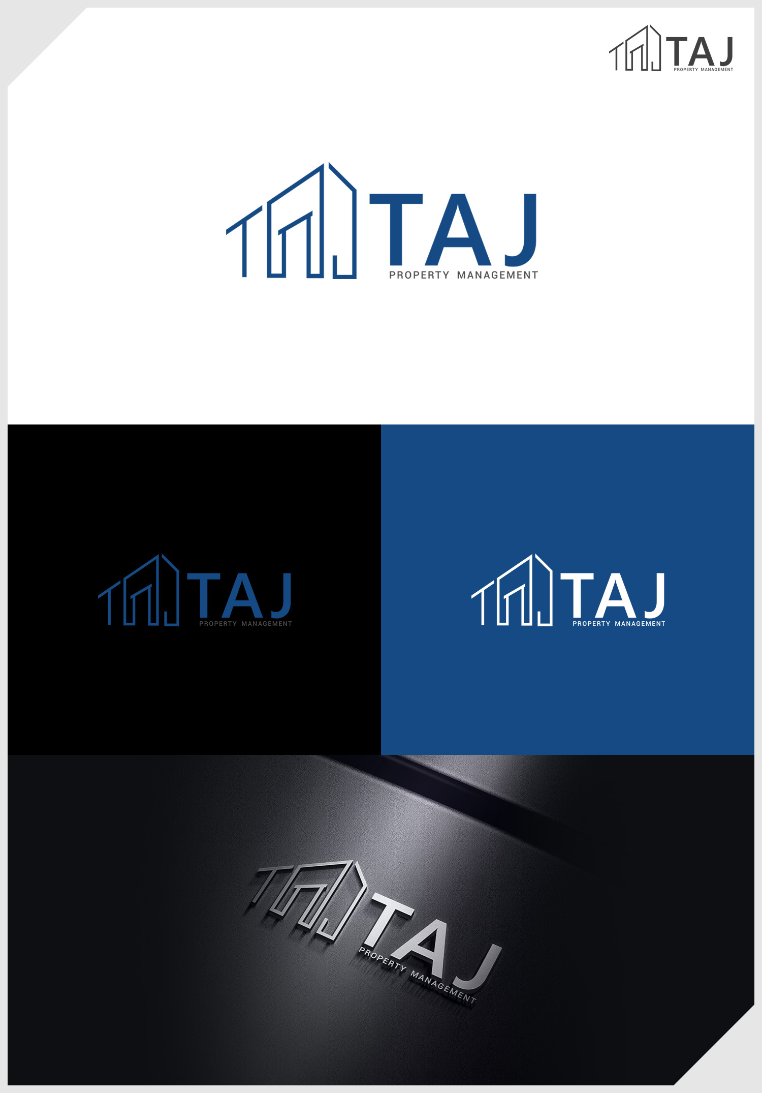 Logo Design by IDesign1606 for TAJ Property Management | Design #35002335