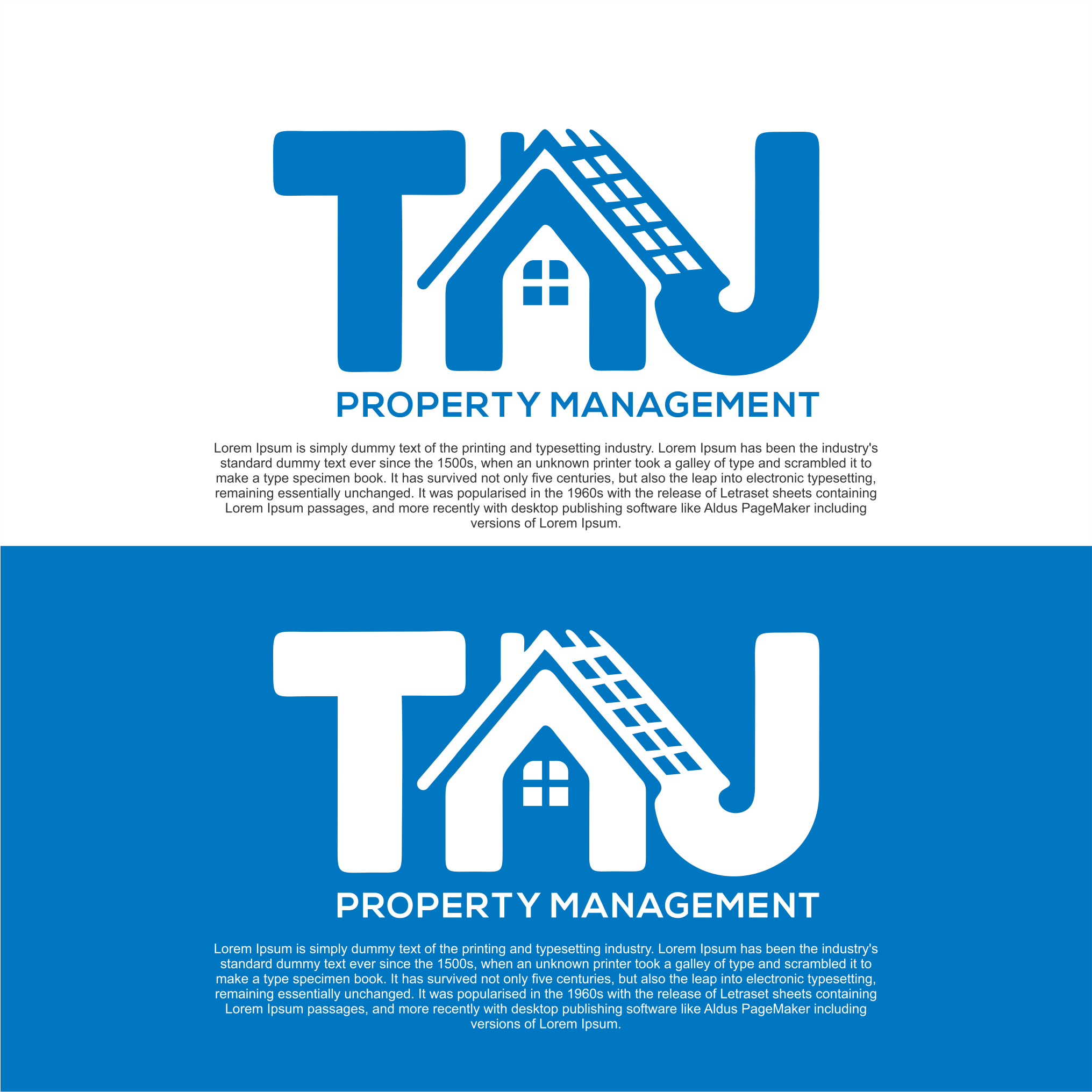 Logo Design by diego costa for TAJ Property Management | Design #35005861