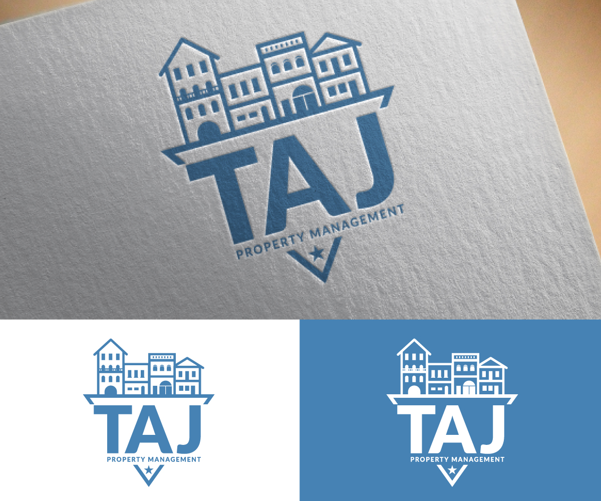 Logo Design by Ansh Design for TAJ Property Management | Design #35001563