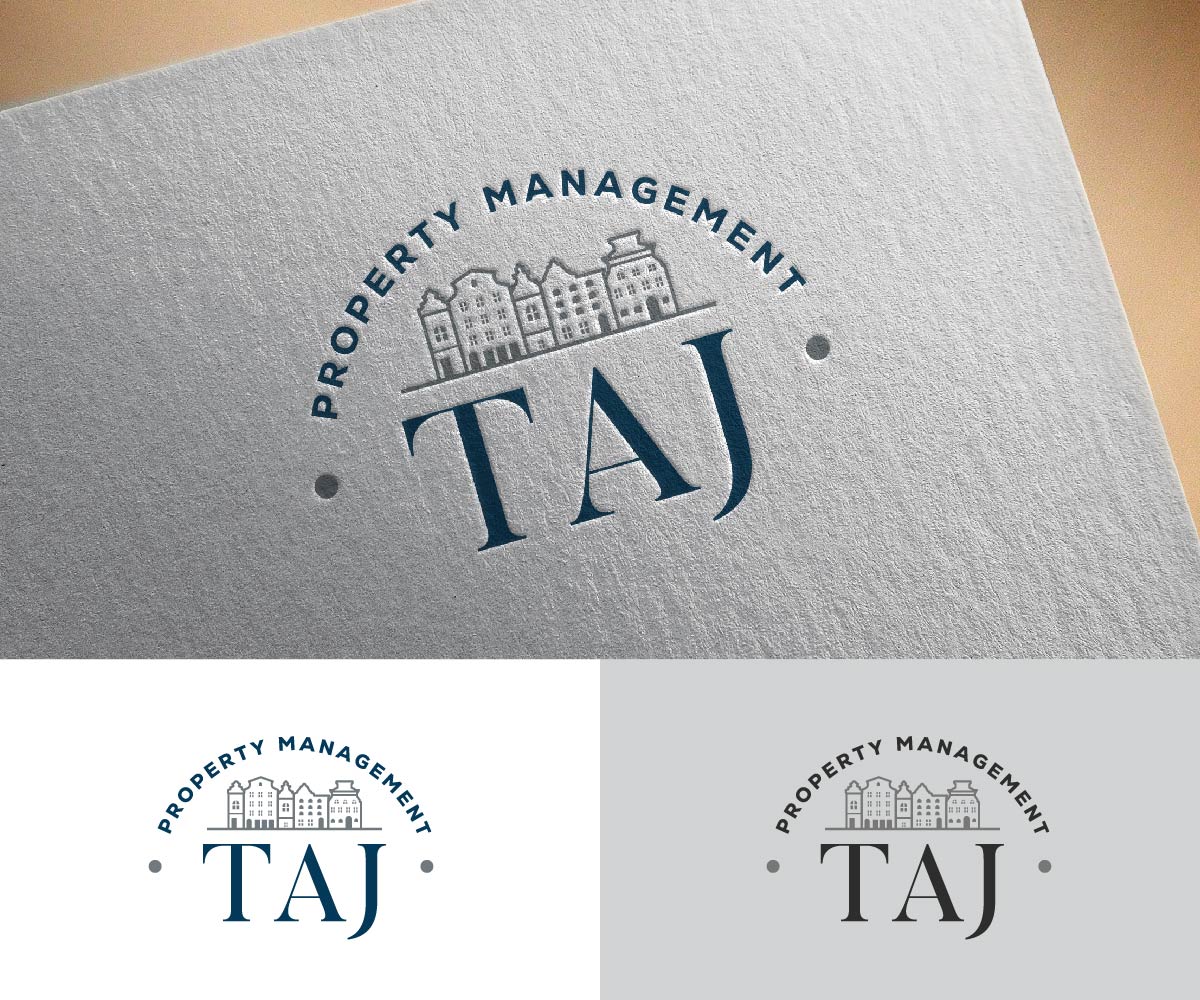 Logo Design by Ansh Design for TAJ Property Management | Design #35001566